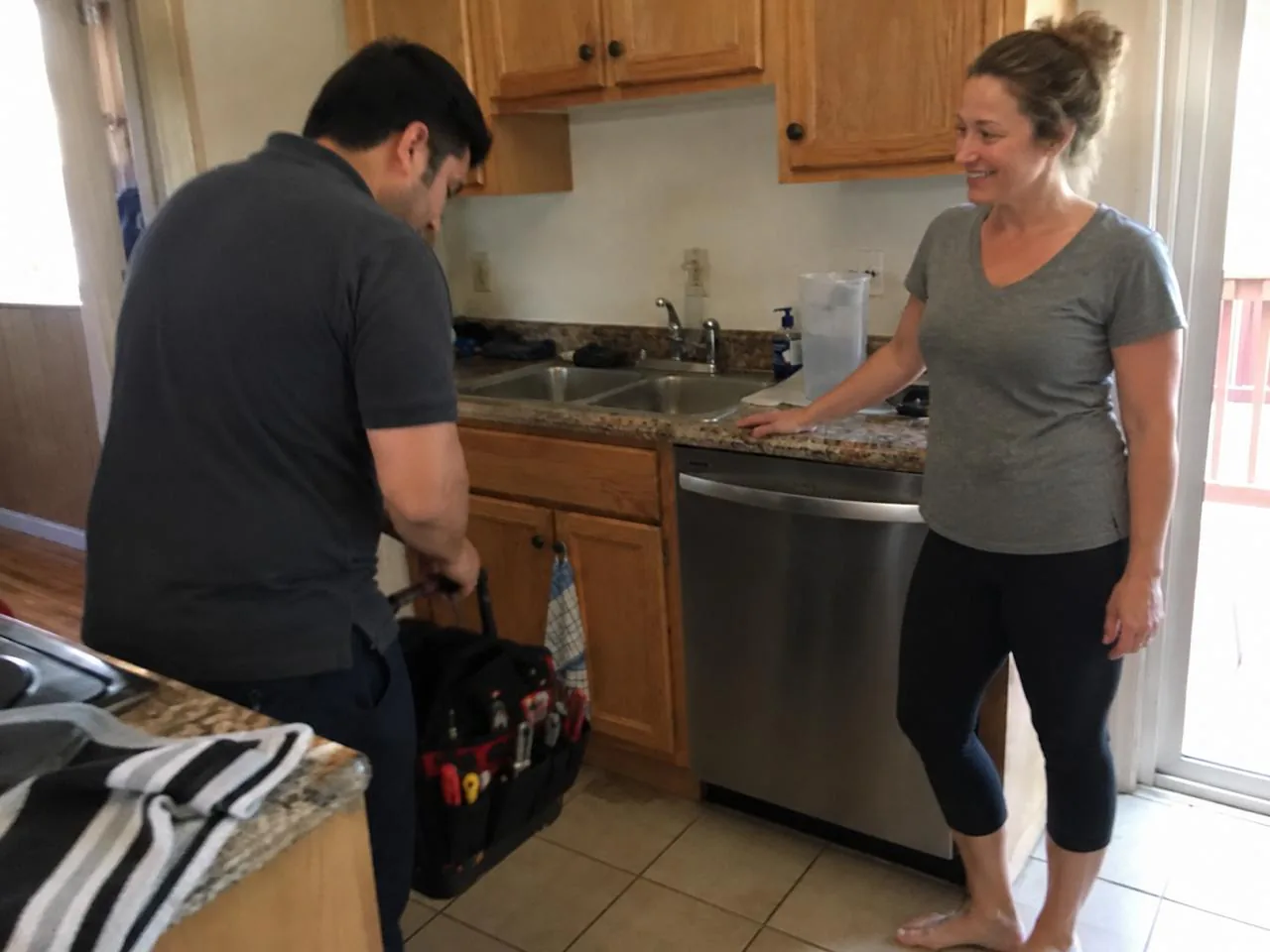 Escondido Appliance Repair technician on a job near Mission Viejo